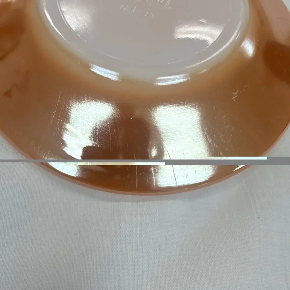 Copied - Pink Pressed Glass Laurel Pattern Round Plate 6 in